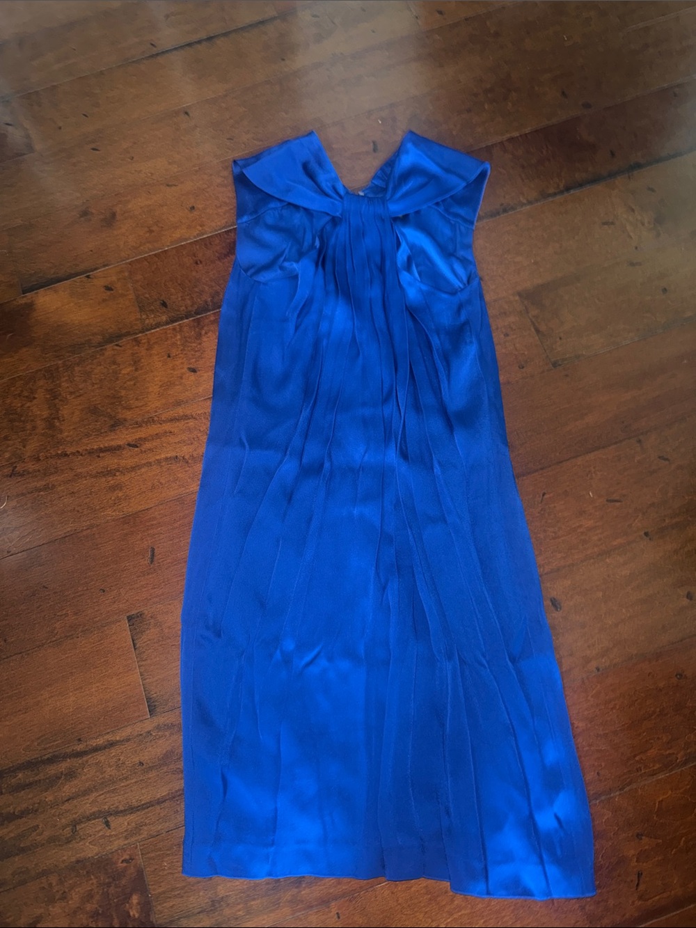 St. John Royal Blue Midi Dress